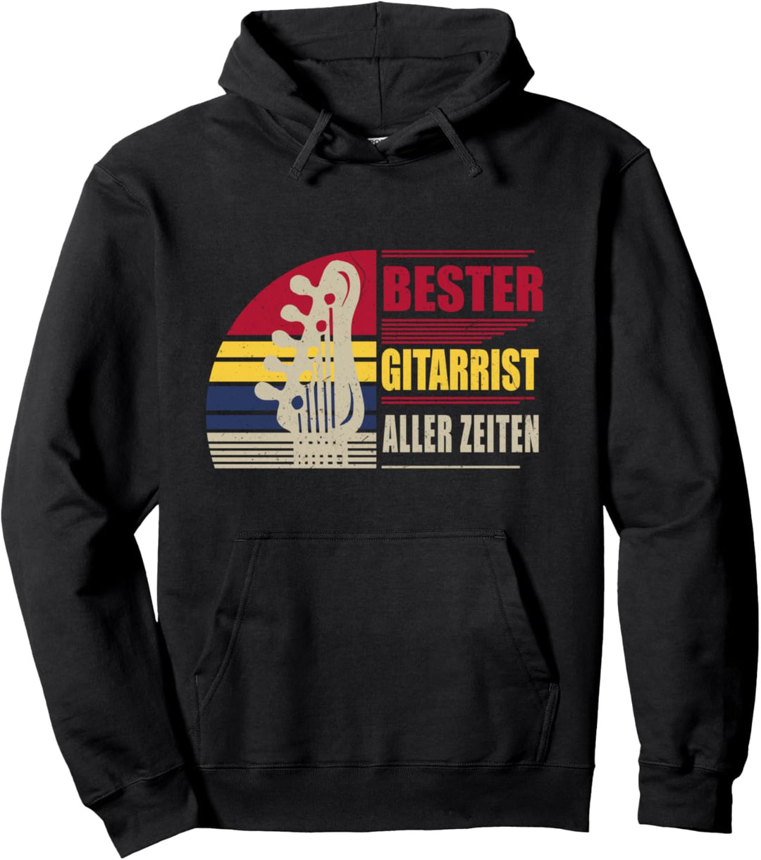 Gitarrist Gitarre Spieler Musiker Lustig Vater Papa Papi Pullover Hoodie