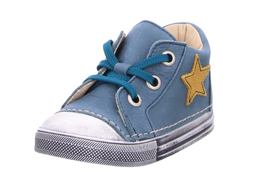 Däumling Baby-Jungen Esther Lauflernschuh 20 EU Blau, 20 EU Blau