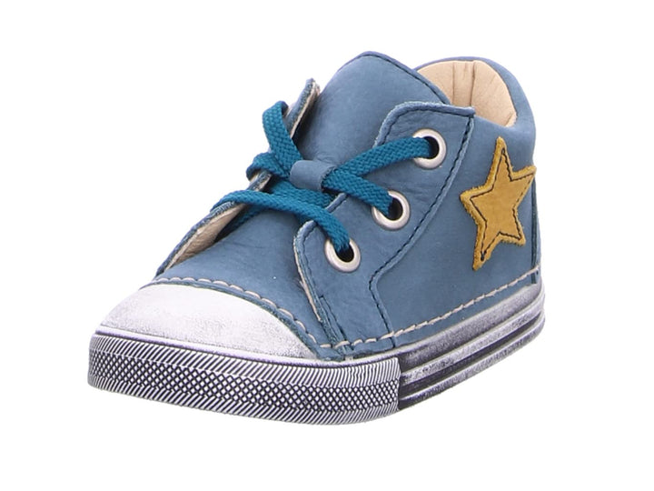 Däumling Baby-Jungen Esther Lauflernschuh 20 EU Blau, 20 EU Blau