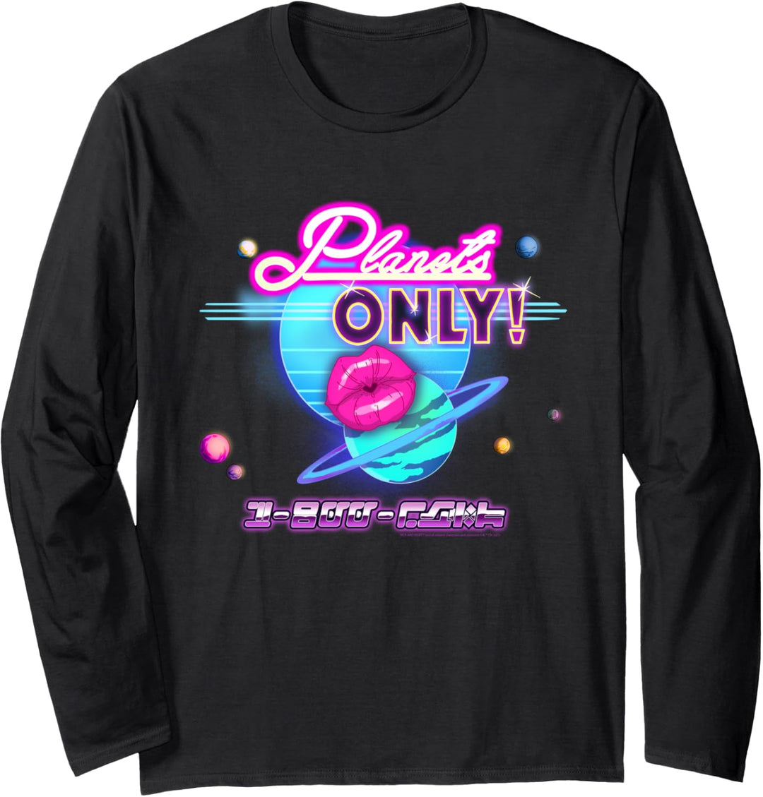 Rick and Morty Planets Only Langarmshirt