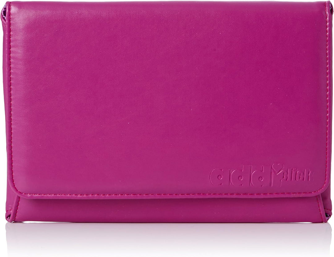 Addi Lace Long Etui, Metall, Purple/Pink/Silver, 25 x 17 x 3.5 cm