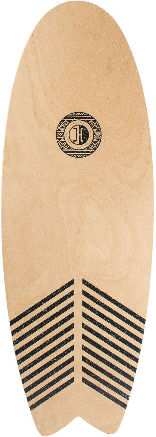 JUCKER HAWAII Balanceboards aus Echtholz Balanceboard Set XL mit Korkrolle Matte und Balance Kissen