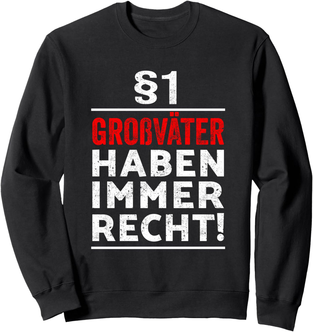Witziges Grossvater Shirt I Geschenkidee Vatertag Vater Opa Sweatshirt