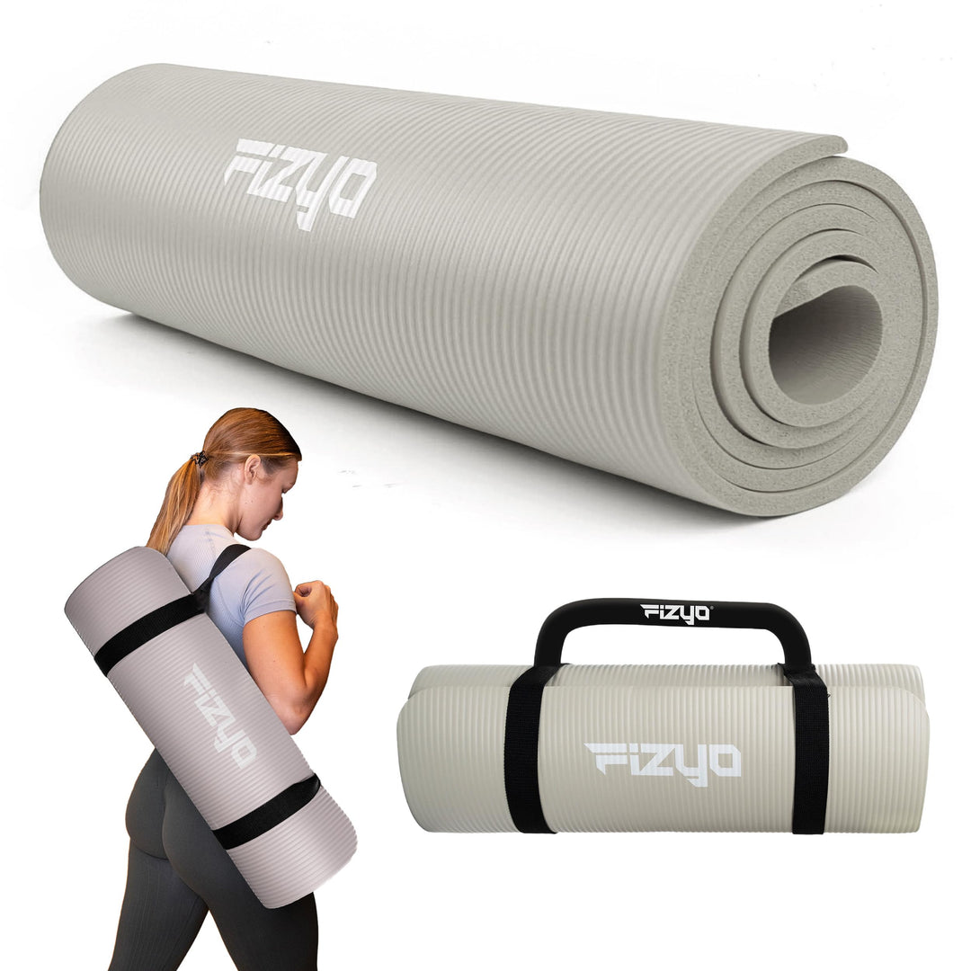 Fizyo Rutschfeste Yogamatte aus NBR-Schaum 190×100×1,5 cm – Extra Grosse Fitness- und Gymnastikmatte