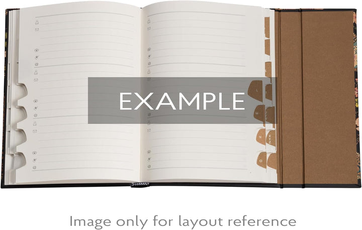 Cezanne’s Terracotta Pots and Flowers Midi Address Book (Elastic Band Closure)