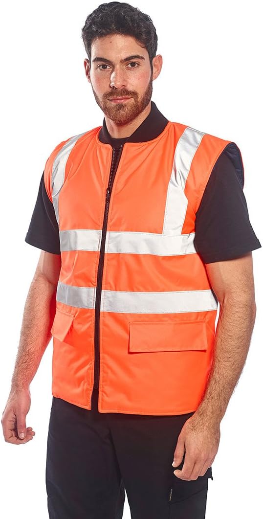 Portwest Warnschutz-Wendeweste , Grösse: L, Farbe: Orange, S469ORRL L Orange, L Orange