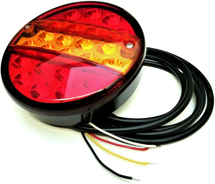 Ml LED Rückleuchte mit Bremsleuchte Positionsleuchte Blinker ⌀145,5 12V 24V rund