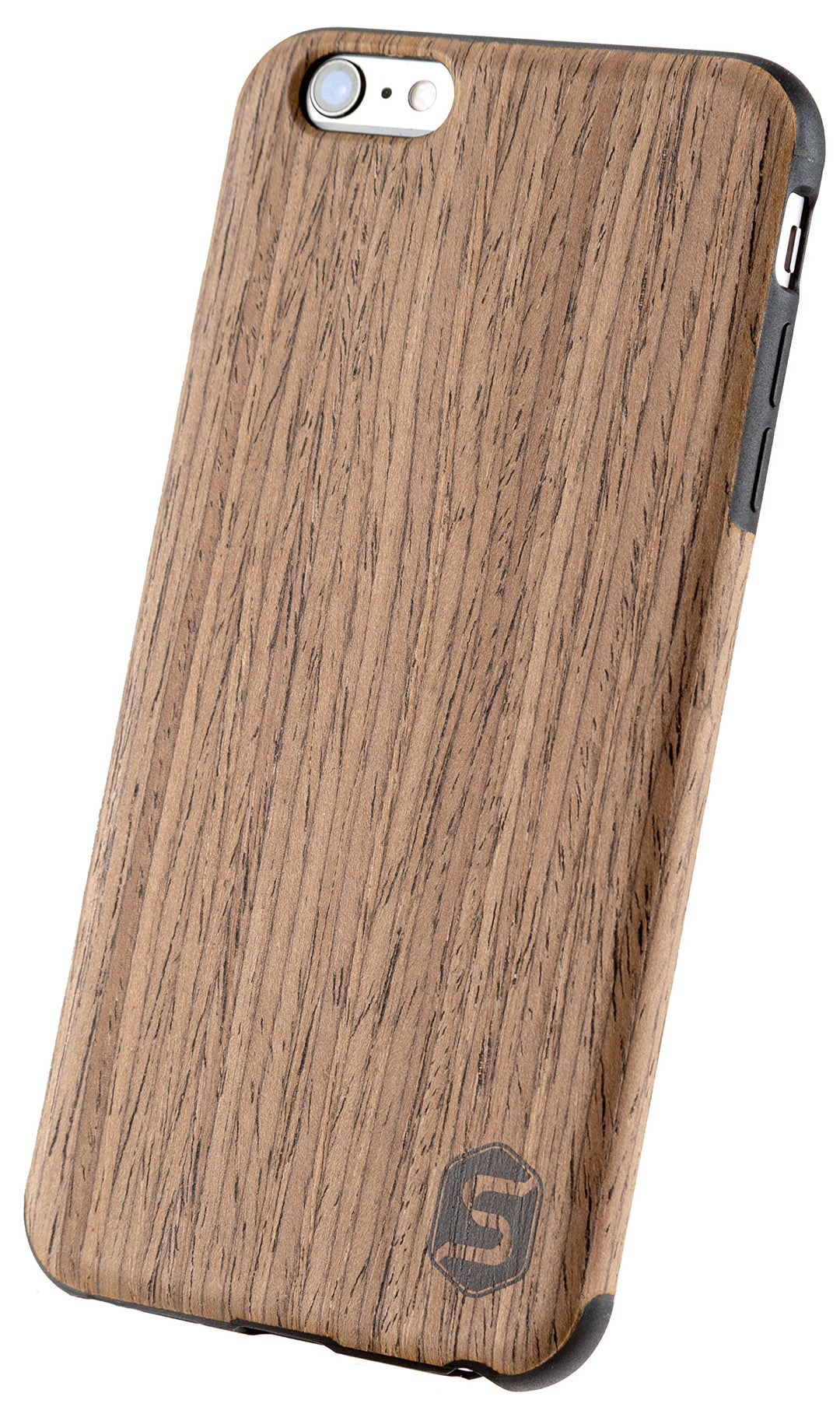 Sebastian Sturm Handyhülle Maxi | Hergestellt aus echtem Holz Black Walnut in Einer TPU-Hülle | Komp