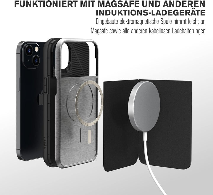 VENA Legacy RFID-Anti-Diebstahl-Kartenhalter Hülle kompatibel mit Apple iPhone 13 (15,5 cm), schlank