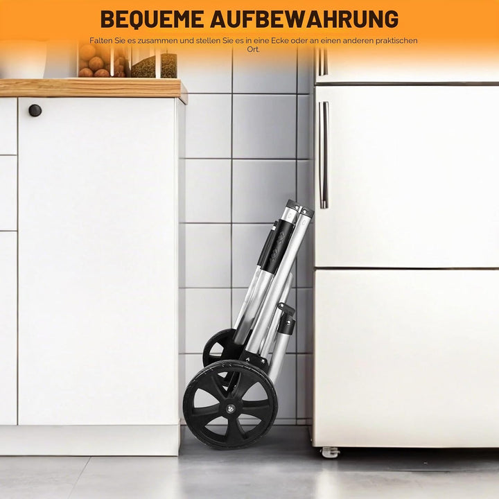 Einkaufswagen, gross, leicht, zusammenklappbar, wasserdicht, 2 Räder, 40 l, grosses Fassungsvermögen