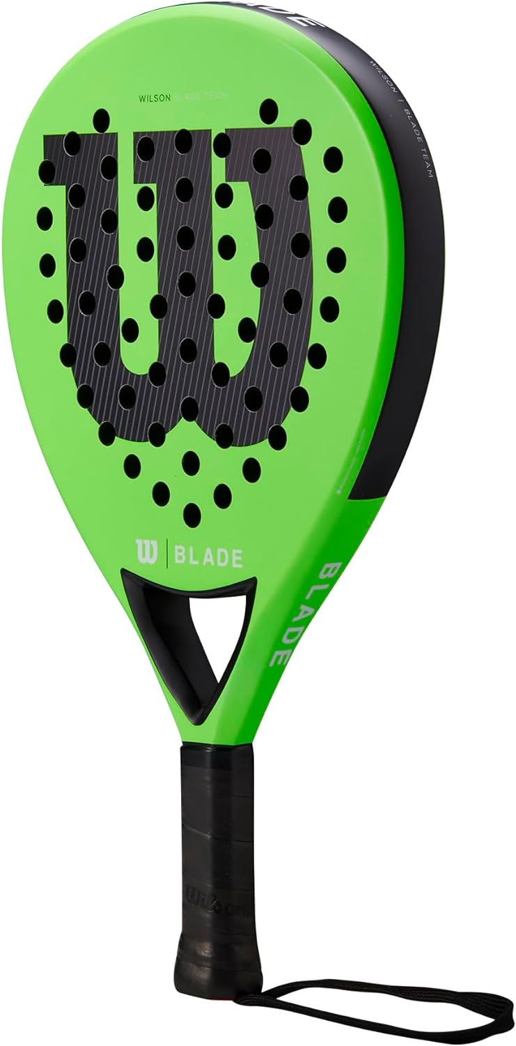 Wilson Padel-Schläger Blade Team v2, Fiberglas/Eva, 370 g Green, Green