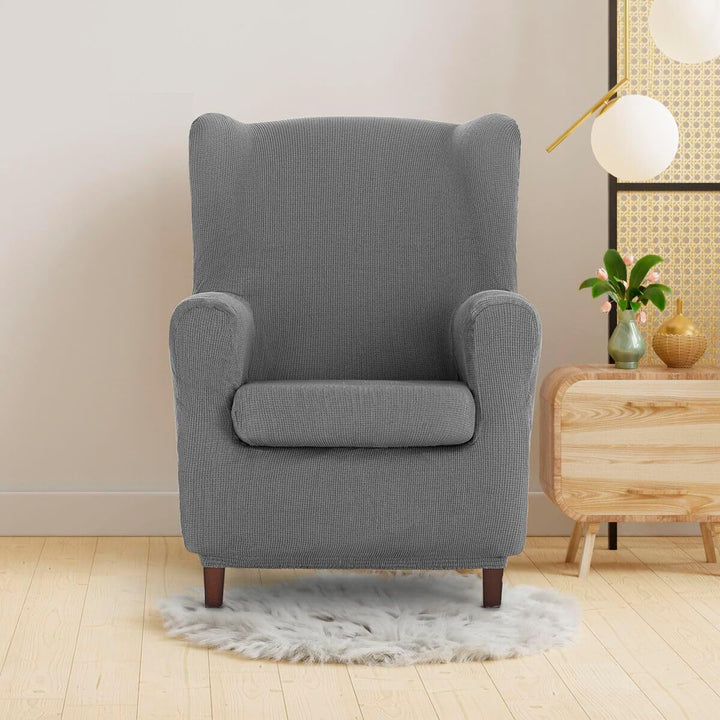 Eysa Ulises elastisch Sofa überwurf ohrensessel, Polyester-Baumwolle, 06-grau, 37 x 5 x 29 cm, 06-gr