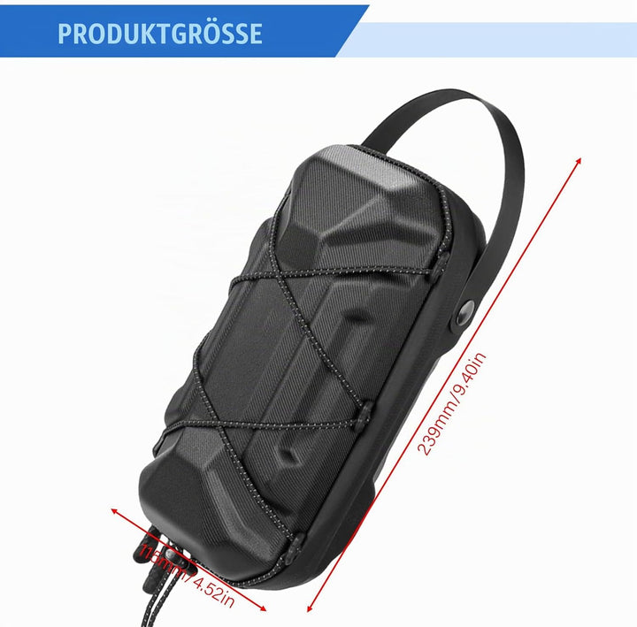 2L E Scooter Tasche Wasserdicht: Tragbare Scooter Lenkertasche, Lenkertasche mit Wechselbaren Elasti