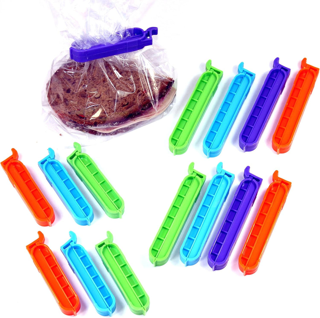 Gefrierbeutelclips 96 Stk. Frischhalteclips Verschlussclips Tütenclips Clips Beutelclips Beutelversc