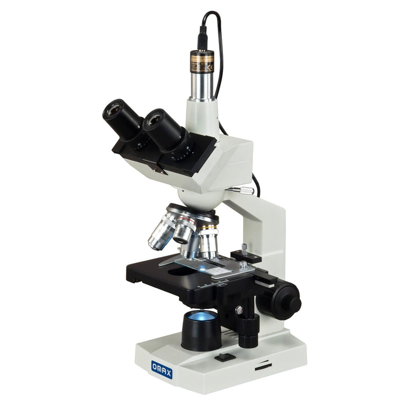 AmScope M83EZ-C50S OMAX 40X-2500X LED Digital Trinocular Lab Compound Mikroskop mit 5MP Kamera und m