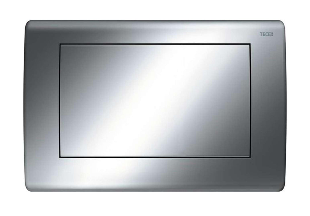 TECEplanus WC Betätigungsplatte (Spülmenge verstellbar, Masse 214x144x15 mm) chrom glänzend, 9240311