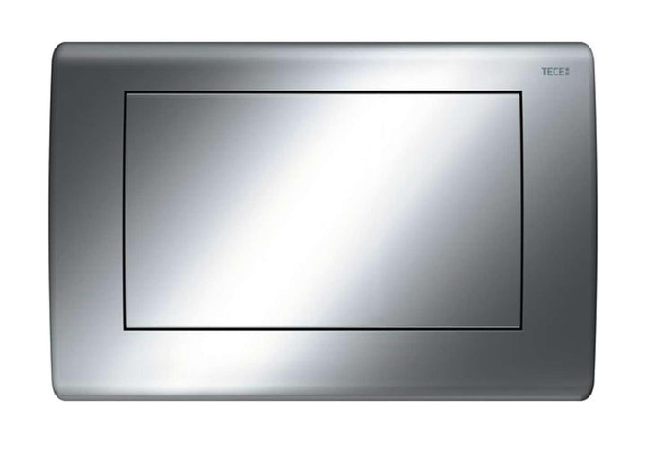 TECEplanus WC Betätigungsplatte (Spülmenge verstellbar, Masse 214x144x15 mm) chrom glänzend, 9240311