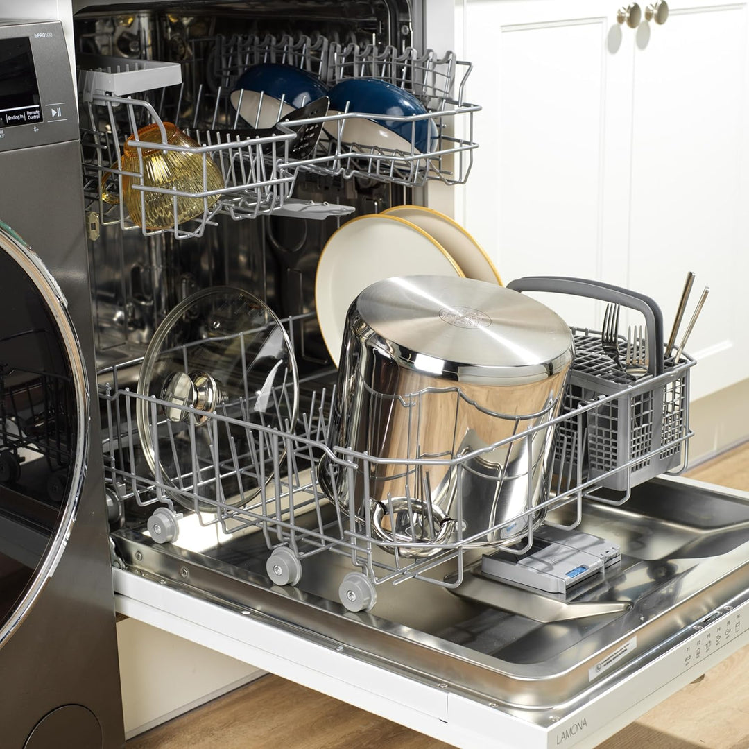 Russell Hobbs Classic Collection 24cm Suppentopf – Kochtopf aus Edelstahl, Deckel aus gehärtetem Gla
