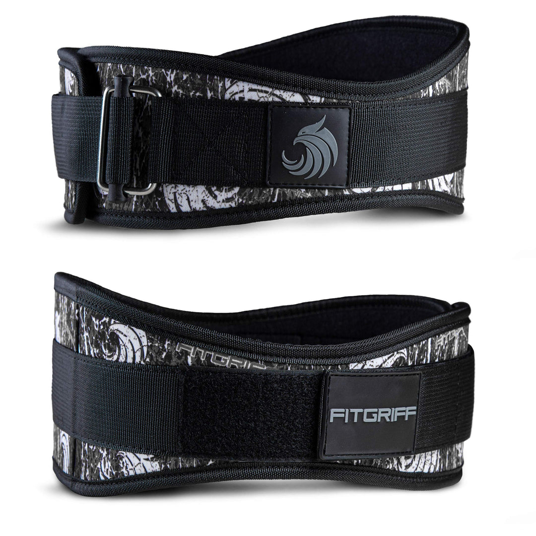 Fitgriff® Gewichthebergürtel V2 - Gewichtheber Gürtel für Damen und Herren - Bodybuilding, Krafttrai
