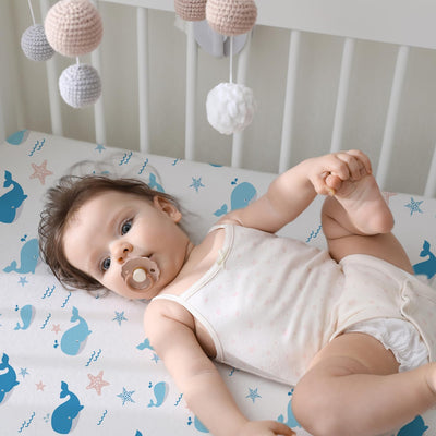 Bimocosy Spannbettlaken 60x120cm, 4er Set für Babybett & Kinderbett, Weiche Mikrofaser, Atmungsaktiv
