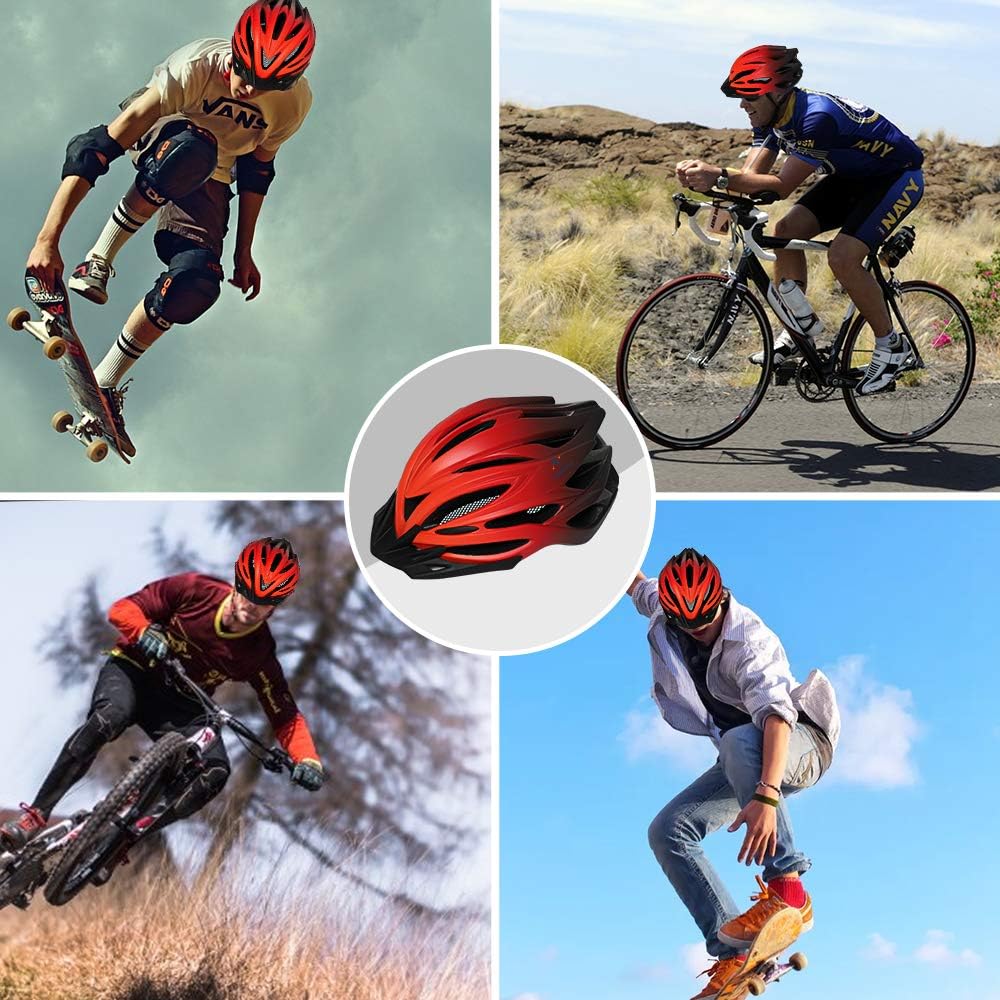 ioutdoor Premium Fahrradhelm, CE CPSC Zertifikat, Radhelm mit Abnehmbarer Sonnenblende und Insektenn