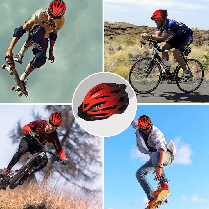 ioutdoor Premium Fahrradhelm, CE CPSC Zertifikat, Radhelm mit Abnehmbarer Sonnenblende und Insektenn