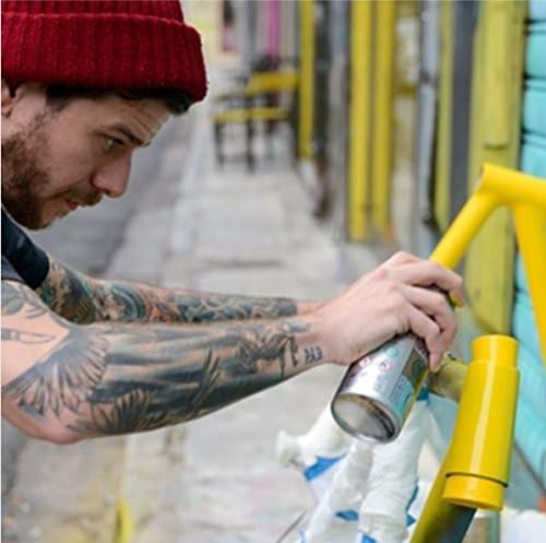 Fahrrad Lackspray in NEON Farben - KEINE GRUNDIERUNG notwendig - Acryllack/Lack Spray in 400 ml Spra