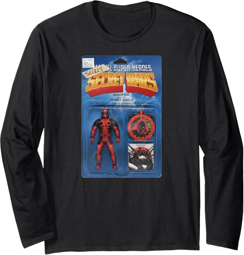 Marvel Deadpool Secret Wars Vintage Toy Langarmshirt