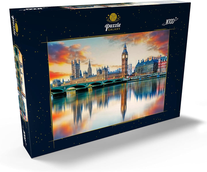 Big Ben und Parlamentsgebäude, London, England - Premium 1000 Teile Puzzle - MyPuzzle Sonderkollekti