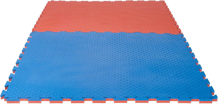 Ju-Sports Puzzlematte Checker 2 cm rot/blau Wendematte