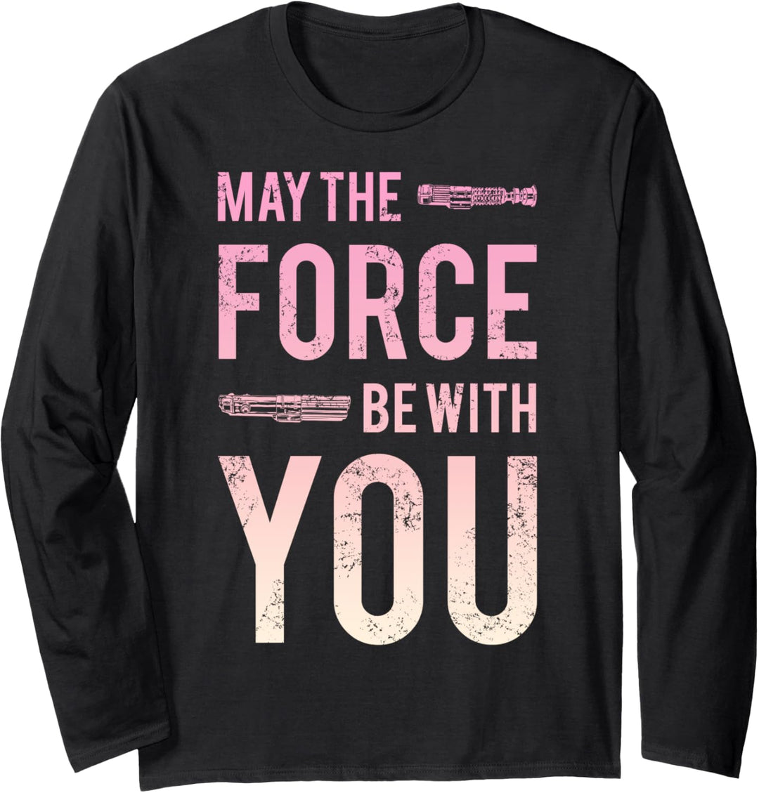 Star Wars Force Be With You Lightsaber C1 Langarmshirt