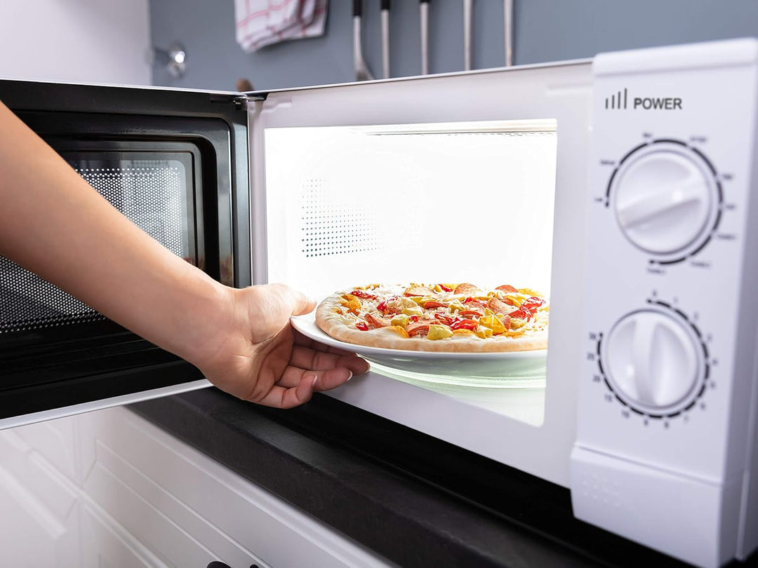 BEPER P101FOR001 Mikrowelle 20 l mit Grill, 700 Watt, einstellbarer Timer, 5 Leistungsstufen, 3 Koch