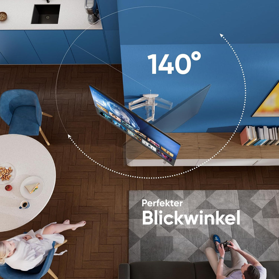ONKRON TV Wandhalterung schwenkbar für 37-70 Zoll Bildschirm bis 36,4 kg, TV Halterung ausziehbar ne