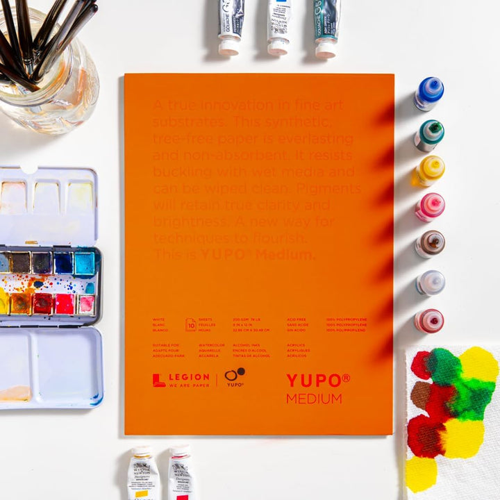 Yupo Paper 27,9 cm x 35,6 cm 10 Blatt/Pack-weiss 33.5 kg, sonstiges, mehrfarbig.