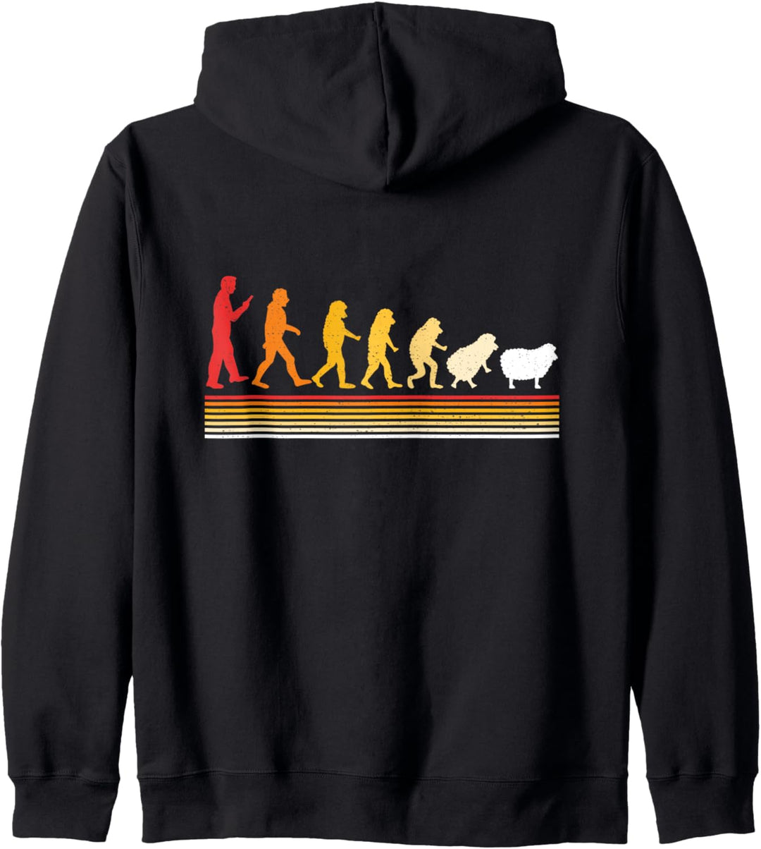 Human Evolution Wake Up Sheeple Conspiracy Theorist Schaf Kapuzenjacke