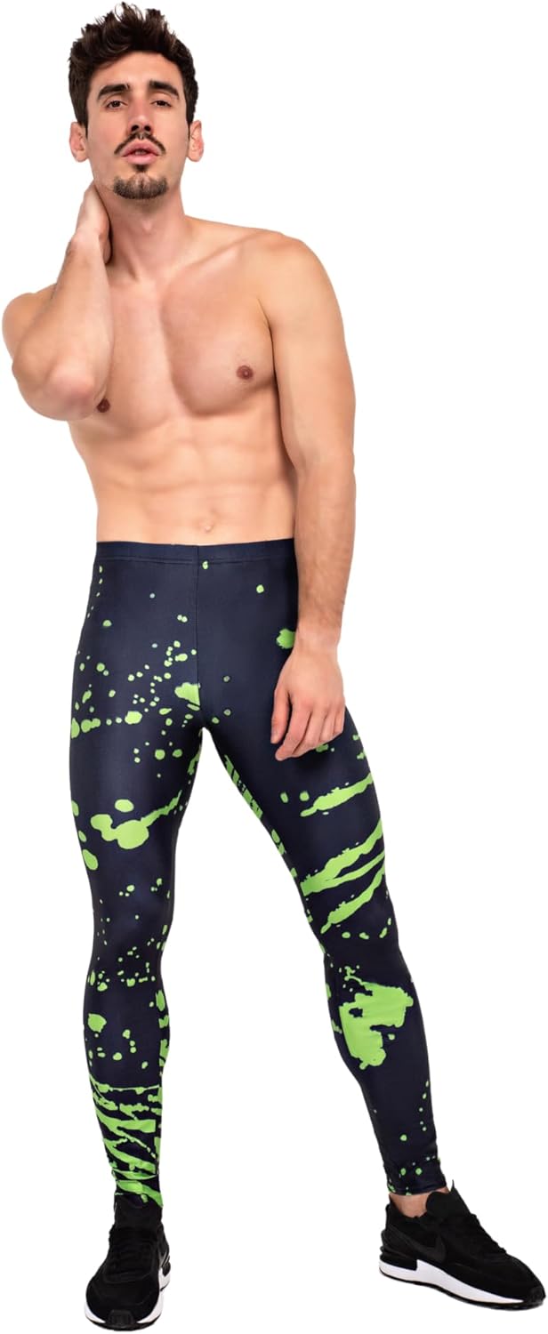 Kapow Meggings - Die originalen Männer-Leggings: Ideal für Fitness, Laufen, Mode, Festivals, Partys