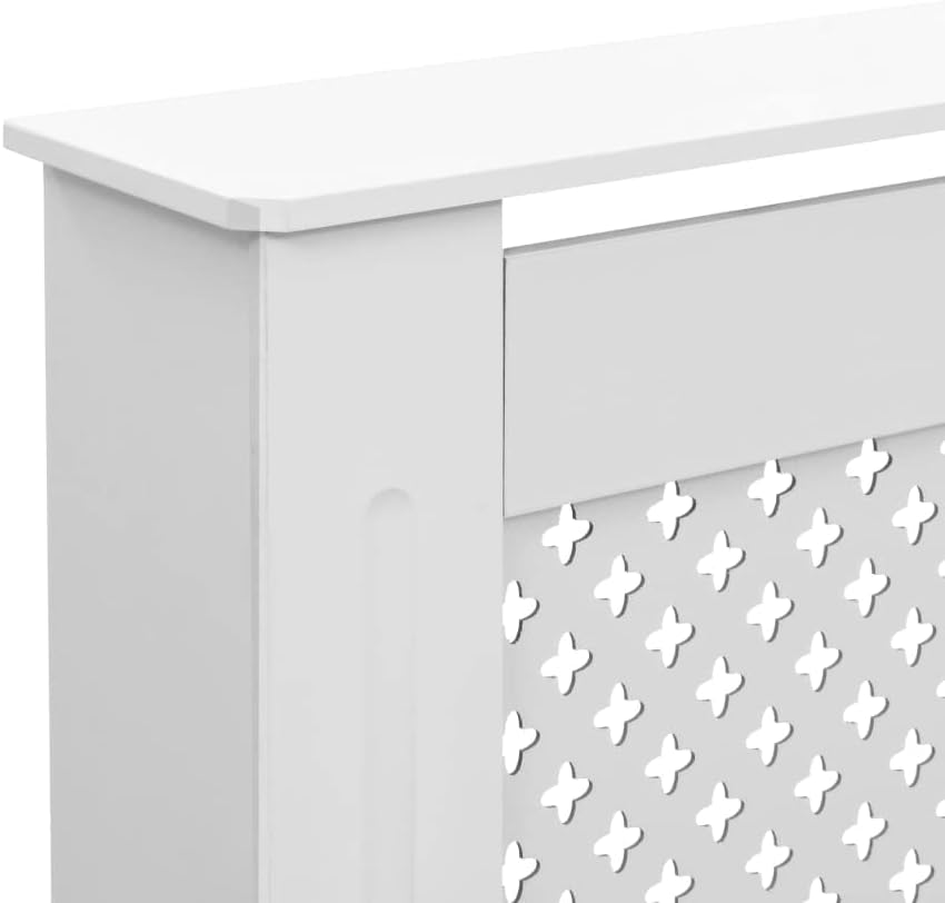 Wohnzimmer 2 Stücke Heizkörperverkleidungen 172x19x81.5 cm MDF Heizkörper Verkleidung Abdeckung Deko