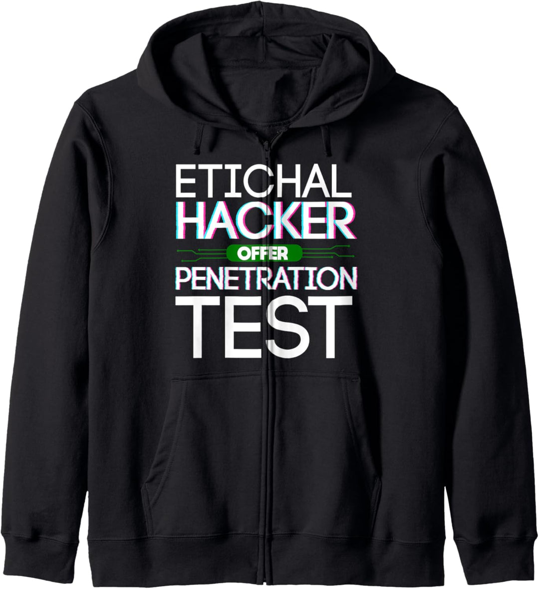 Ethical Hacker Offer Penetration Test White Hat Hacker Gift Kapuzenjacke