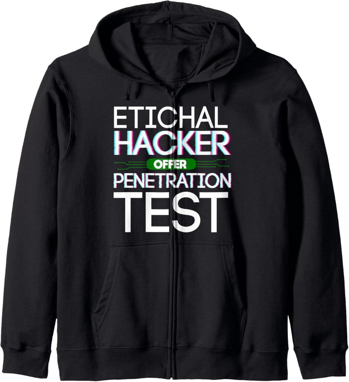 Ethical Hacker Offer Penetration Test White Hat Hacker Gift Kapuzenjacke