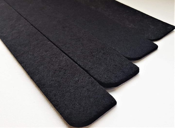 HANDTUCHHALTER GESCHIRRTUCHHALTER 52 cm FÜR GRIFFLOSE FRONTEN OHNE Bohren ZUM AUFSTECKEN SCHWARZ