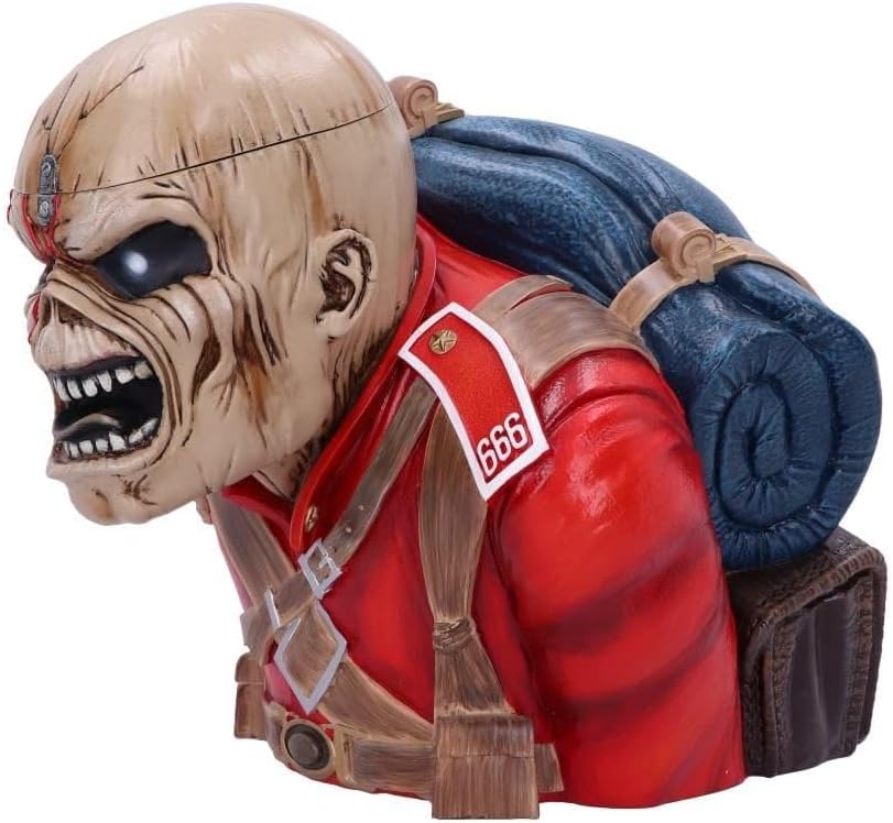 Nemesis Now Iron Maiden The Trooper Büste Box 26,5 cm, rot, 26.5cm
