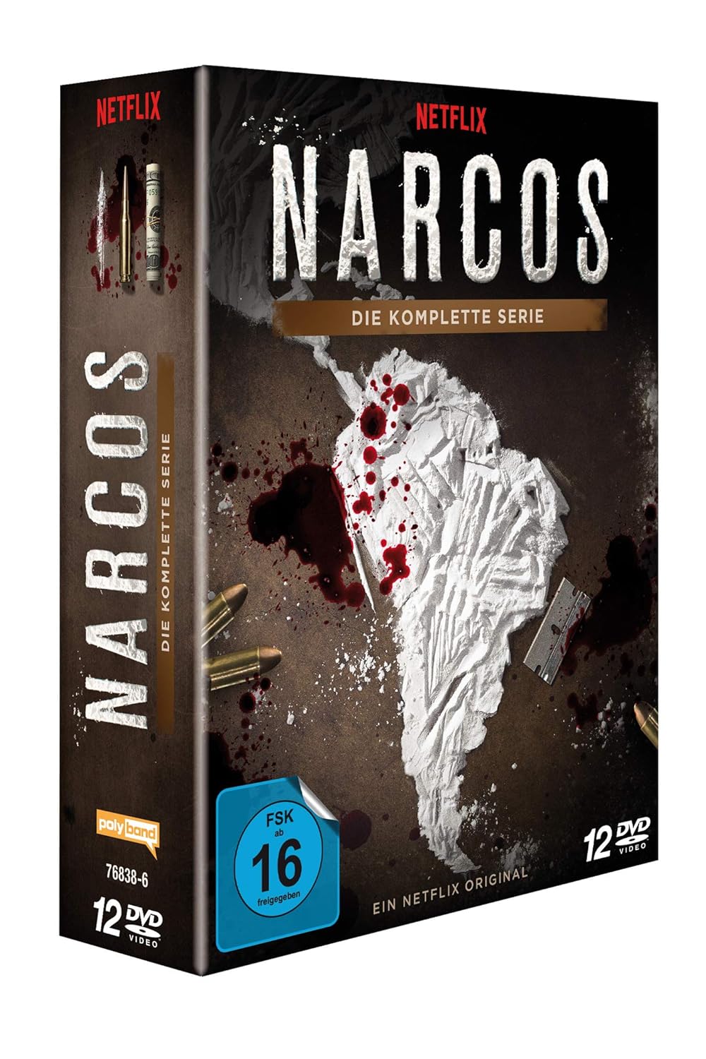NARCOS - Die komplette Serie (Staffel 1 - 3) [12 DVDs], DVD