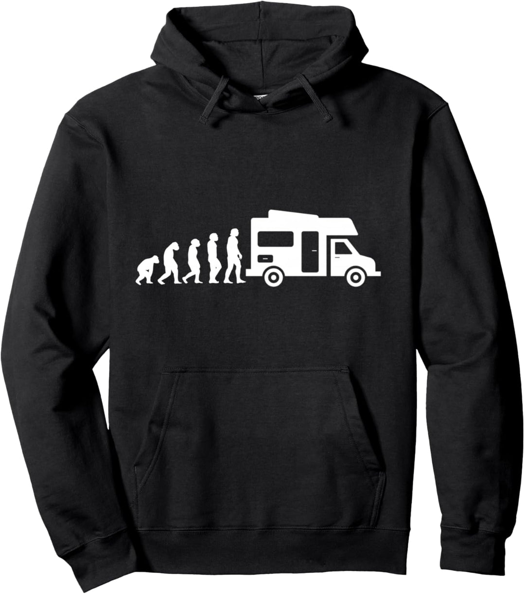 Camper Van Camping Evolution Caravan Wohnmobil Geschenk Pullover Hoodie