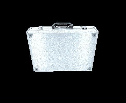 KS Tools 911.0670-99 Aluminium-Leerkoffer (ohne Inhalt) für 1/4"+1/2" Steckschlüssel-Satz, 70-tlg. [
