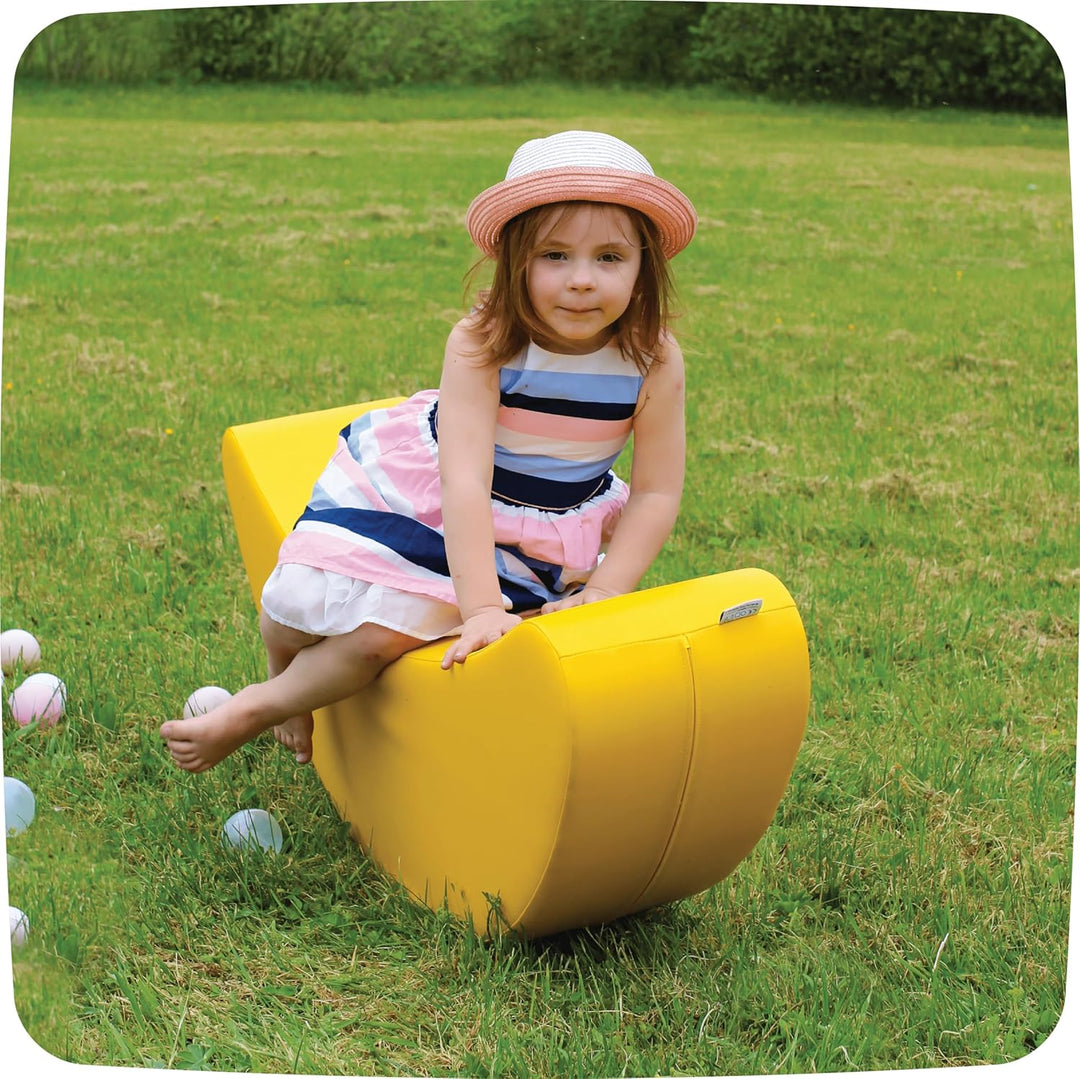 IGLU Soft Play Softbausteine Schaukelpferd Banane Forme Schaukeltier Schaukelspielzeug Kinder Baby S