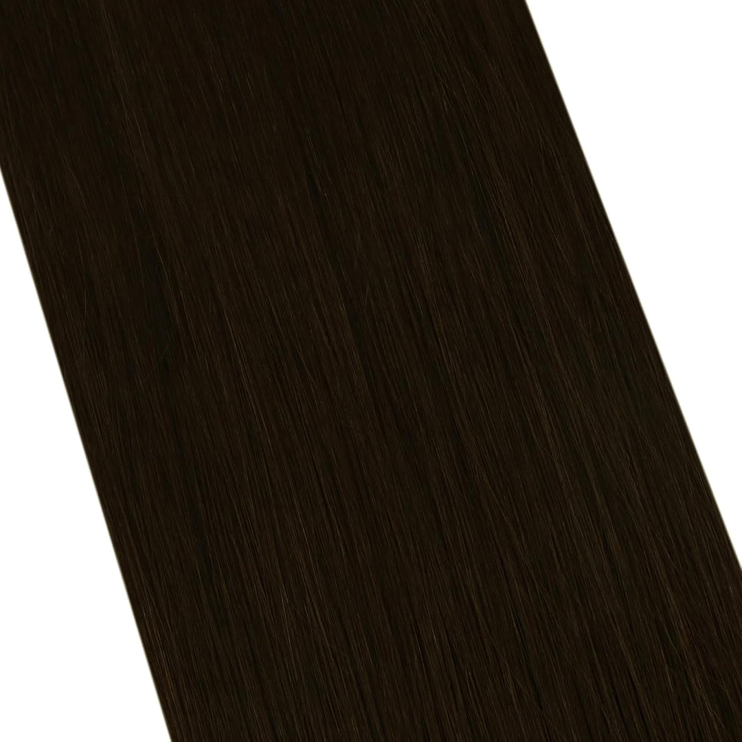 Ugeat Invisible Tape in Extensions Echthaar Schokobraun Echthaar Extensions Tape Haarverlängerung Ec