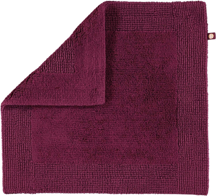 RHOMTUFT Prestige Badvorleger, 100% Baumwolle, 237 Brombeer, 60 x 60 cm, WC-Vorleger ohne Passform 6
