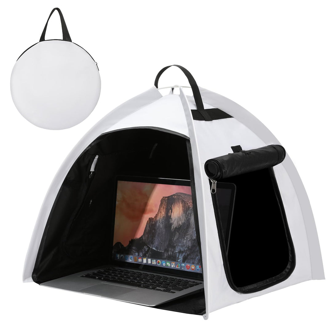 MoKo Laptop Sonnenschutz &amp; Sichtschutz, Tragbare Wasserabweisende Laptop Haube für Outdoor &amp; Reisen,