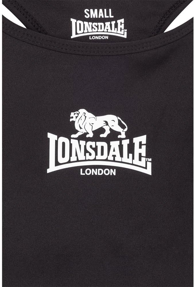Lonsdale Frauen Sport-BH WARDOUR XS Black/White, XS Black/White