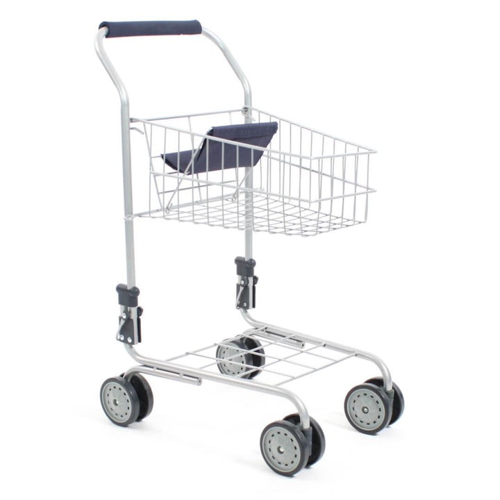 Bayer Chic 2000 Einkaufswagen aus Metall mit integriertem Puppensitz, tolle Ergänzung zum Kaufladen,